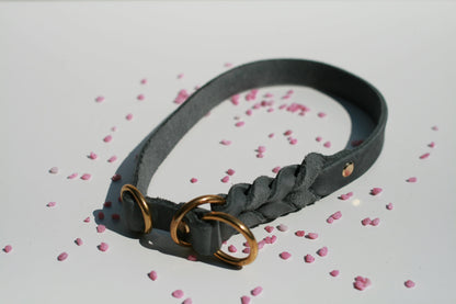 Hundewohl - Fat Leather Pull Stop Collar